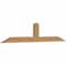 Ekena Millwork Portland Smooth Timber Gable Bracket, Western Red Cedar, 96"W x 20"H x 3 1/2"D x 5 1/2"F, 5/12 Pitch GBW096X20X0406POR00SWR - alternate 4